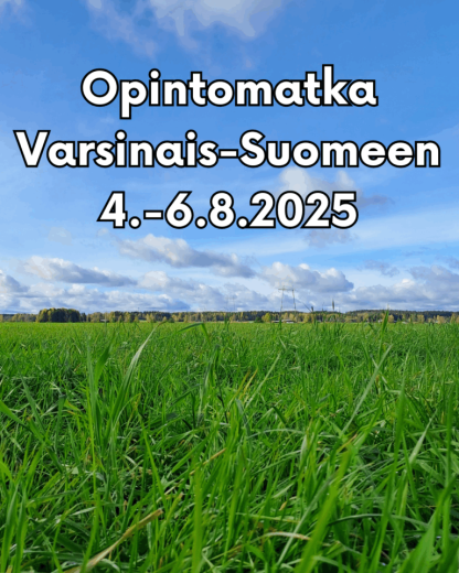 Opintomatka Varsinais-Suomeen 4.-6.8.2025